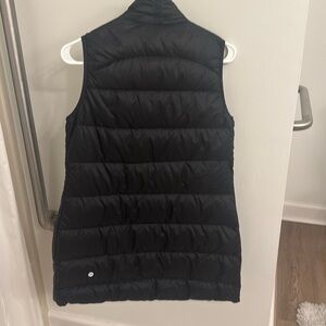 Lululemon Long Black Puffer Vest